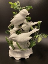 Gerold Porzellan 3 Birds Wedding Cake White Topper Figurine VTG Bavaria Germany - £35.58 GBP