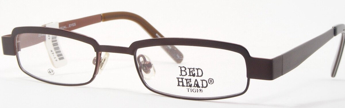 Gafas De Sol Únicas Brown BED HEAD VISUAL EYES BH-1021 47-17-135mm Japón - $46.53