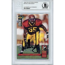 Willie McGinest New England Patriots Auto 1994 Upper Deck Autograph Card Beckett - £61.40 GBP