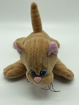 Vintage Tonka Pound Puppies Purries Purry Kitty Cat 7&quot; Brown Tiger Striped Tabby - £6.75 GBP