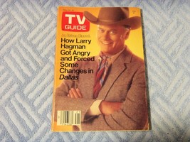 Vintage Tv Guide Magazine May 24-30, 1986 Larry Hagman Of Dallas Cover - £10.08 GBP