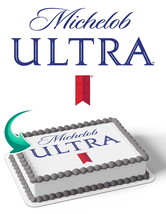 Michelon Ultra Beer Edible Image Cake Topper Personalized Birthday Sheet... - €12,92 EUR