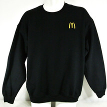 McDONALDS Restaurant Employee Uniform Sweatshirt Black Size XL NEW - $33.68