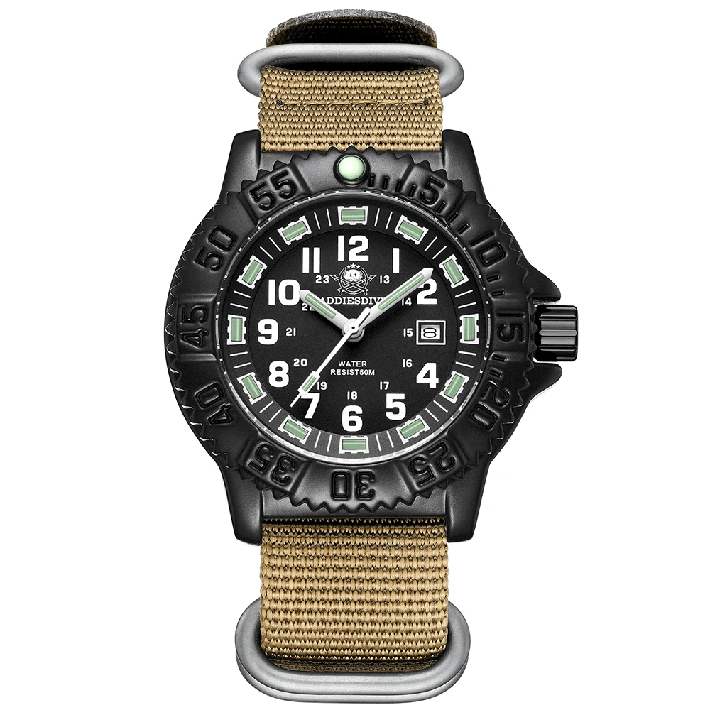 50M Waterproof Men Quartz Wrist Watch Stainless Steel Strap Sport Watch ... - £38.26 GBP