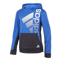 Adidas Big Boys Colorblock Melange Pullover Hoodie - £18.15 GBP