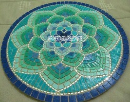 Modern Marble Coffee Table Center Top Mosaic Inlaid Rare Stone Home Decor H4031 - £934.57 GBP+