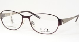 LIGHTEC Morel 7203L Seiten 062 Plum / Grau Brille Rahmen 53-15-135 Französisch - £126.70 GBP