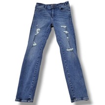 Abercrombie &amp; Fitch Simone High Rise Super Skinny Jeans Size 28 6s 28x26.5 Blue  - £26.24 GBP