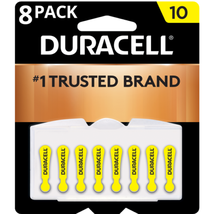 Duracell Hearing Aid Batteries with Easy-Fit Tab, Size 10, 8 Pack - $12.86