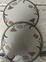 DANSK  TIVOLI BELLE FLEURS 7" PORCELAIN 2pc HOT PLATES PRE OWNED - $31.38