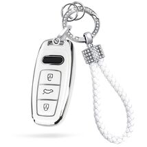 Audi Key Fob Cover with Keychain Compatible A3 A6 A7 A8 E-Tron S3 S6 RS6 - €13,05 EUR Audi Key Fob Cover with Keychain Compatible A3 A6 A7 A8 E-Tron S3 S6 RS6 - €13,05 EUR