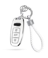 Audi Key Fob Cover with Keychain Compatible A3 A6 A7 A8 E-Tron S3 S6 RS6 - $21.15 CAD