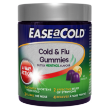 EASEaCOLD Cold &amp; Flu Gummies 40 Pastilles - £65.20 GBP