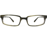 Jhane Barnes Eyeglasses Frames Slope OL Gray Olive Green Rectangular 54-... - $59.39