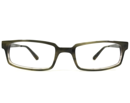 Jhane Barnes Eyeglasses Frames Slope OL Gray Olive Green Rectangular 54-... - $59.39