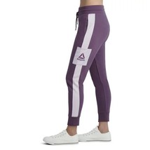 Reebok Women Purple Level Up Soft Terry Jogger with Woven Side Pocket Size L NWT - £18.94 GBP