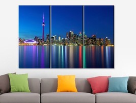 Toronto Skyline Toronto Canvas Print Ontario Canvas Toronto Canada Canvas Art To - £39.16 GBP