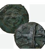 RARE Huge SKYTHIA, Olbia. GORGONEION/Eagle DOLPHIN. 437 BC Cast Bronze c... - $3,087.50