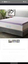 LUCID 3 Inch Lavender Memory Foam Mattress Topper - Twin XL New In Damaged Box - £53.80 GBP
