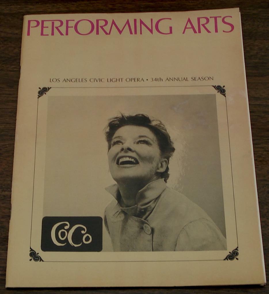Performing Arts, CoCo, Los Angeles Civic Light Opera 34th Season Theatre... - $3.95