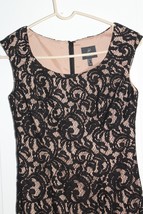 Adrianna Papell Black And Beige Paisley Pattern Sleeveless Dress Size Wo... - £43.51 GBP