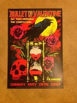 Bullet For My Valentine Poster Fillmore All That Remains The Confession ... - $71.99