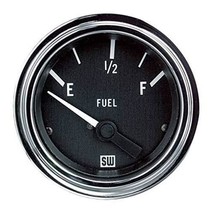 Massey Harris &amp; Massey Ferguson Fuel Gauge for MF in Chrome Bezel - £32.42 GBP