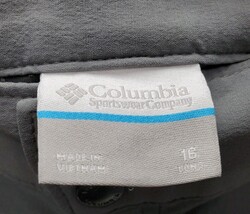 Women's Columbia Size 16 Straight Leg Active Fit Gray Omni-Shield image 5
