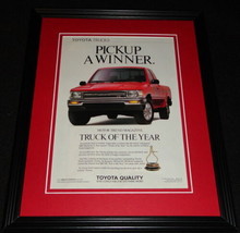 1989 Toyota 4x2 Truck Framed 11x14 ORIGINAL Advertisement - £27.24 GBP