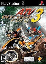 ATV Offroad Fury 3 (Sony PlayStation 2, 2004) Black Label edition TESTED Cib - $8.59