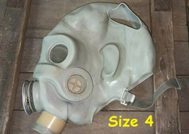 Vintage Soviet Russian USSR Military PMG Gas Mask SIZE 4 (XL) - $49.38