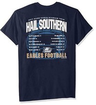 NCAA Football Schedule 2017 Short Sleeve Shirt Georgia Southern Eagles., Small N - $10.34