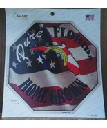 Pure Florida Home Grown 6&quot; Octagon Decal Sticker - €8,68 EUR