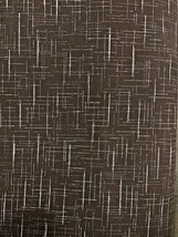 Fabrics Basket Weave Pattern Brown Made In USA   1.5 ydsYards (1-10-1B) - £7.84 GBP