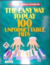 Easy Way to Play 100 Unforgettable Hits Song Book Reader&#39;s Digest  10&quot;x14&quot; D^KCY - £7.04 GBP