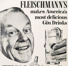 1950 Fleischmann Distilled Dry Gin Advertisement Peekskill Distillery Li... - $467.16 MXN