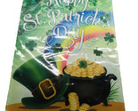 St. Patrick&#39;s Day Indoor Outdoor Garden flag 12&quot; x 18&quot; Leprechaun  Good ... - $29.58