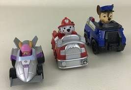 Paw Patrol Rescue Pups Racers Chase Police Marshall Skye Vehicles Spin M... - $14.80