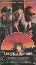 Tequila Sunrise VINTAGE VHS Cassette Michelle Pfeiffer Mel Gibson Kurt Russell - £15.81 GBP