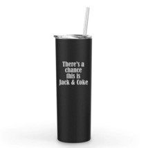 20 Oz Skinny Tall Tumbler Stainless Steel Vacuum Insulated Travel Mug Wi... - $42.99