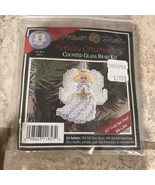 1994 Mill Hill Holiday Ornament V Gold Star Angel H57 Counted Glass Bead... - $19.79