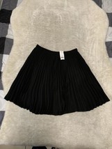 New Banana Republic Womens Black Pleated Skirt Size 10 NWT  - $24.74