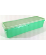 Vintage TUPPERWARE #892 JADITE GREEN Celery KEEPER CRISPER With #893 Lid - €7,41 EUR