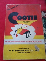 The Game of Cootie W. H. Schaper Mfg. Co. Vintage Cootie game - £30.99 GBP