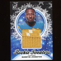 2023 Panini Donruss Football Quentin Johnson Holiday Sweater HS-QJO Chargers - £3.10 GBP