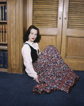 Hedy Lamarr 1940&#39;S Glamour Pose Sitting On Floor In Library 16X20 Canvas... - £54.85 GBP
