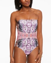 MSRP $88 Bar III Mixed Messages Printed One-Piece Size Medium - £22.49 GBP