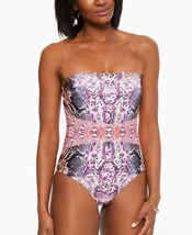 MSRP $88 Bar III Mixed Messages Printed One-Piece Size Medium - £21.29 GBP