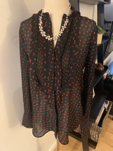 Ann Taylor sheer blouse printer size xs - $24.75