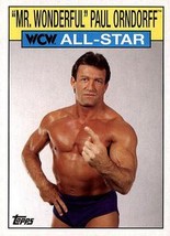*2016 Topps Heritage WWE WCW/nWo All-Stars 31 Paul Orndorff Rookie Wrestling Car - £1.27 GBP